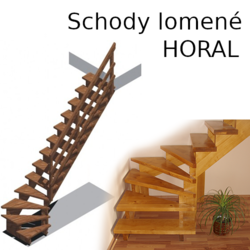 VÝPRODEJ - Schody lomené HORAL